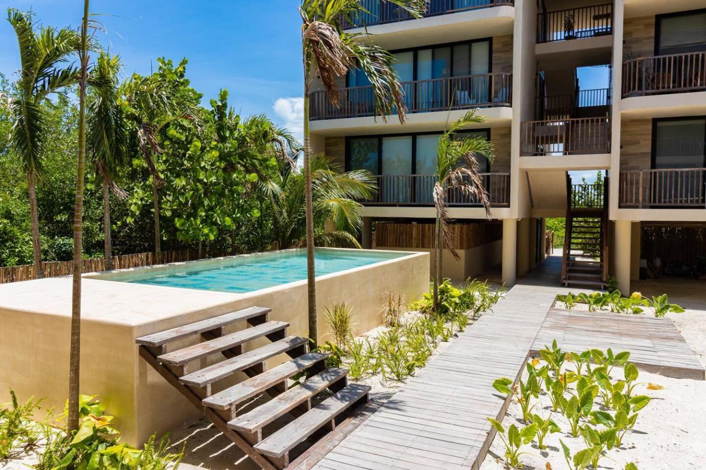 Beautiful Ocean View Penthouse With Private Pool -C301 Hotel Isla Holbox Exterior foto